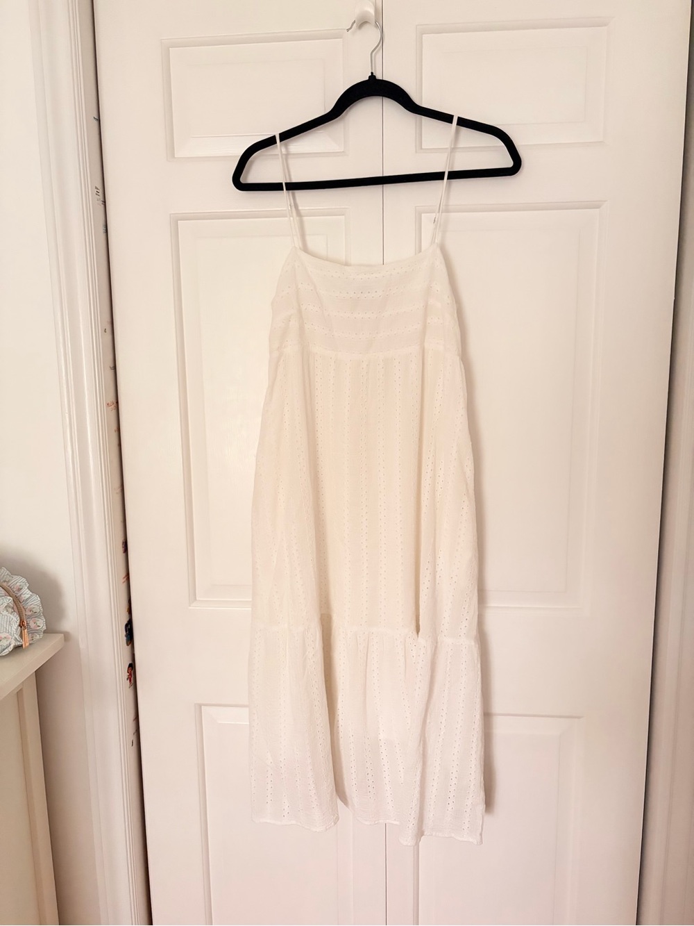White Lace Midi Dress